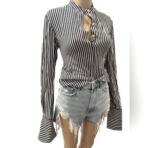 Beautiful silk striped top